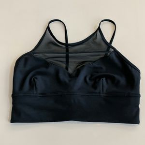 Lululemon navy blue sports bra size 6 with mesh